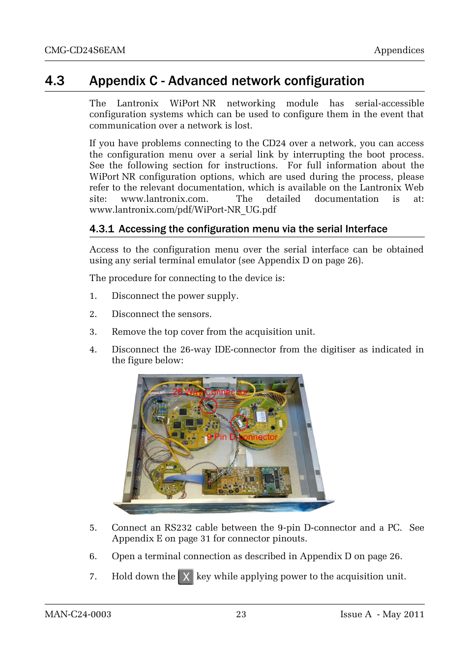 3 appendix c - advanced network configuration | Guralp Systems CMG-CD24S6EAM User Manual | Page 26 / 42