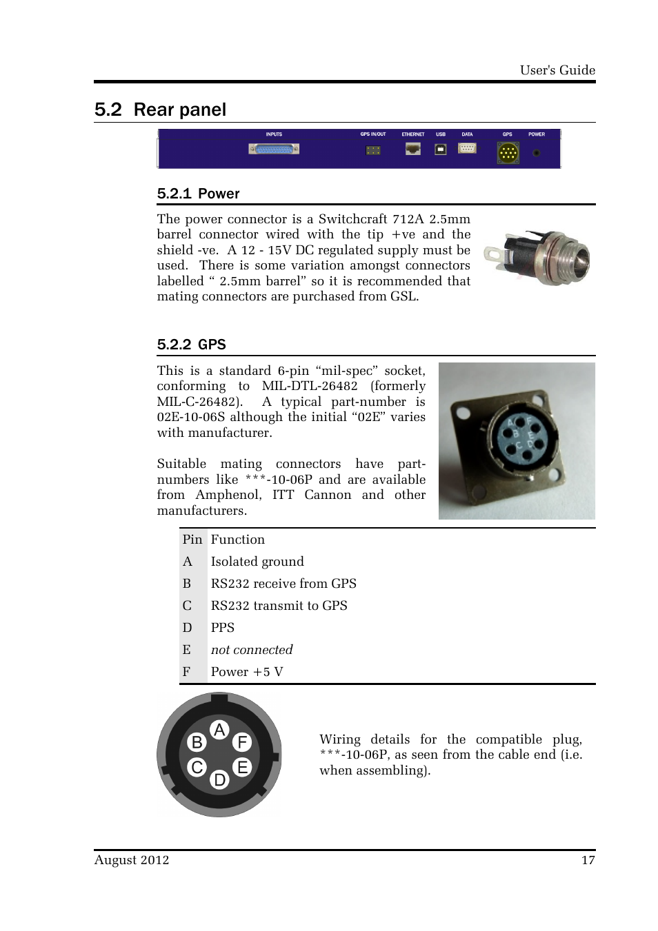 2 rear panel | Guralp Systems CMG-CD24R8 User Manual | Page 17 / 21