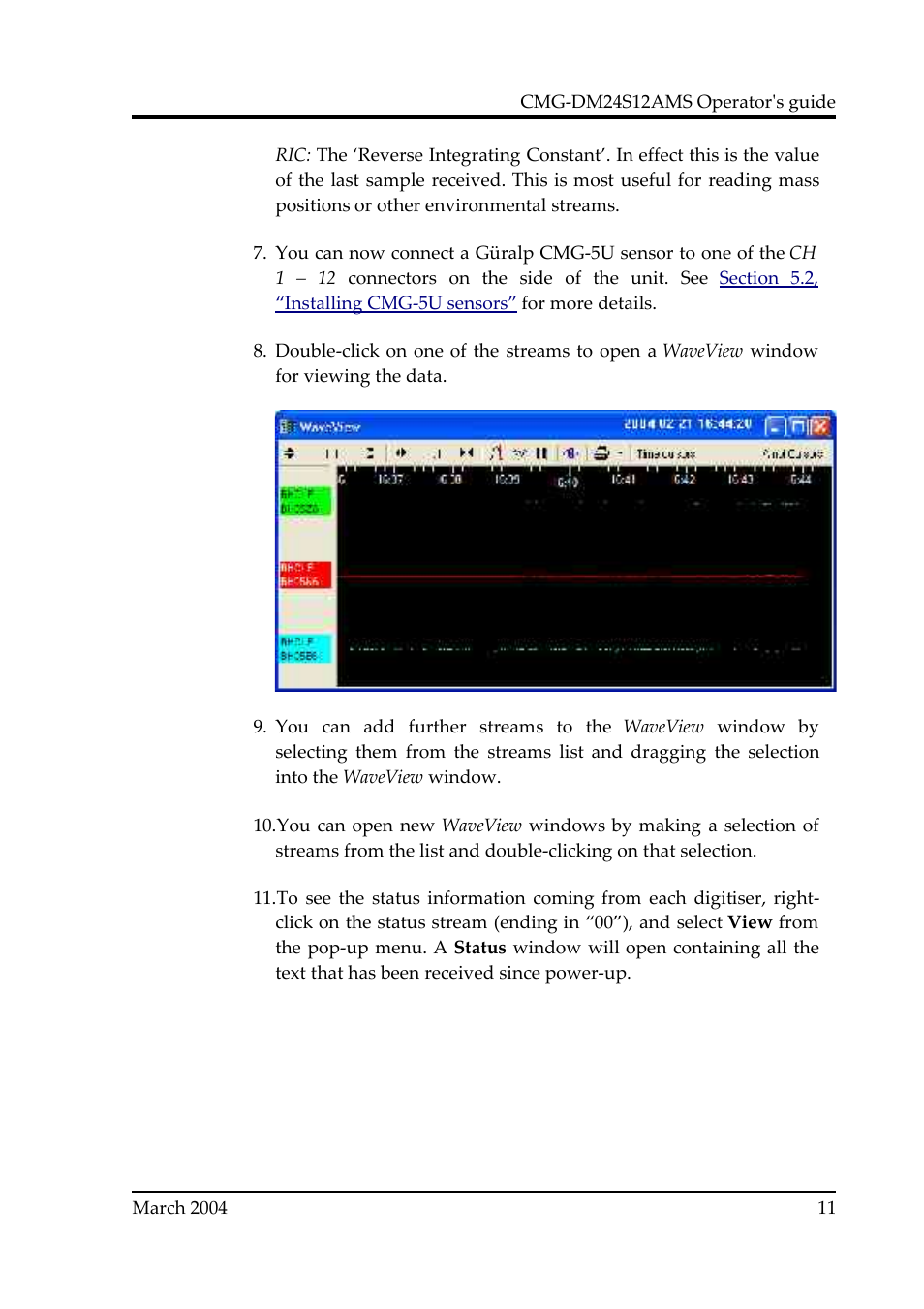 Guralp Systems CMG-DM24S12AMS User Manual | Page 11 / 79