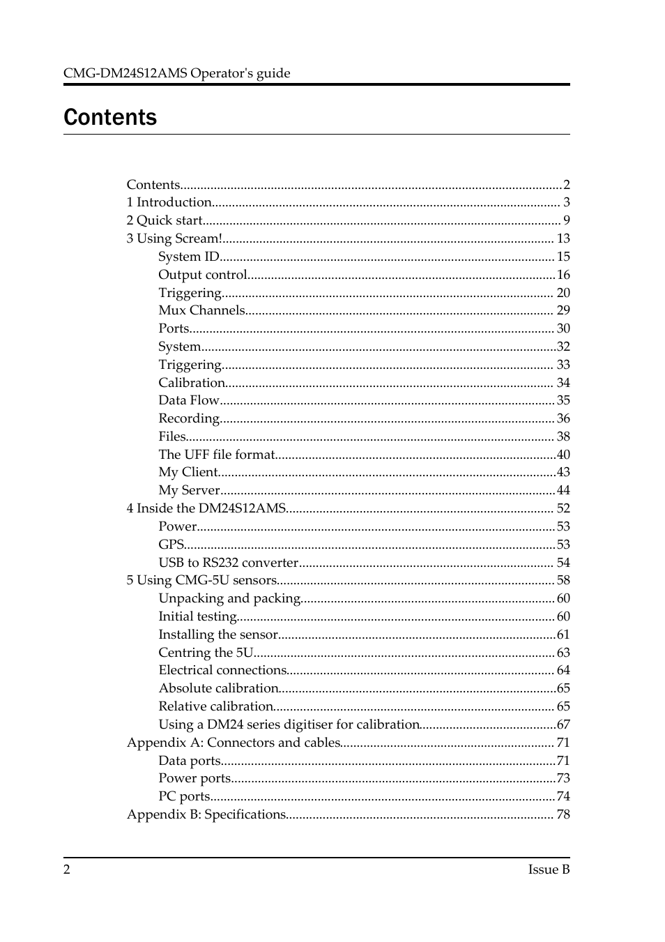 Guralp Systems CMG-DM24S12AMS User Manual | Page 2 / 79