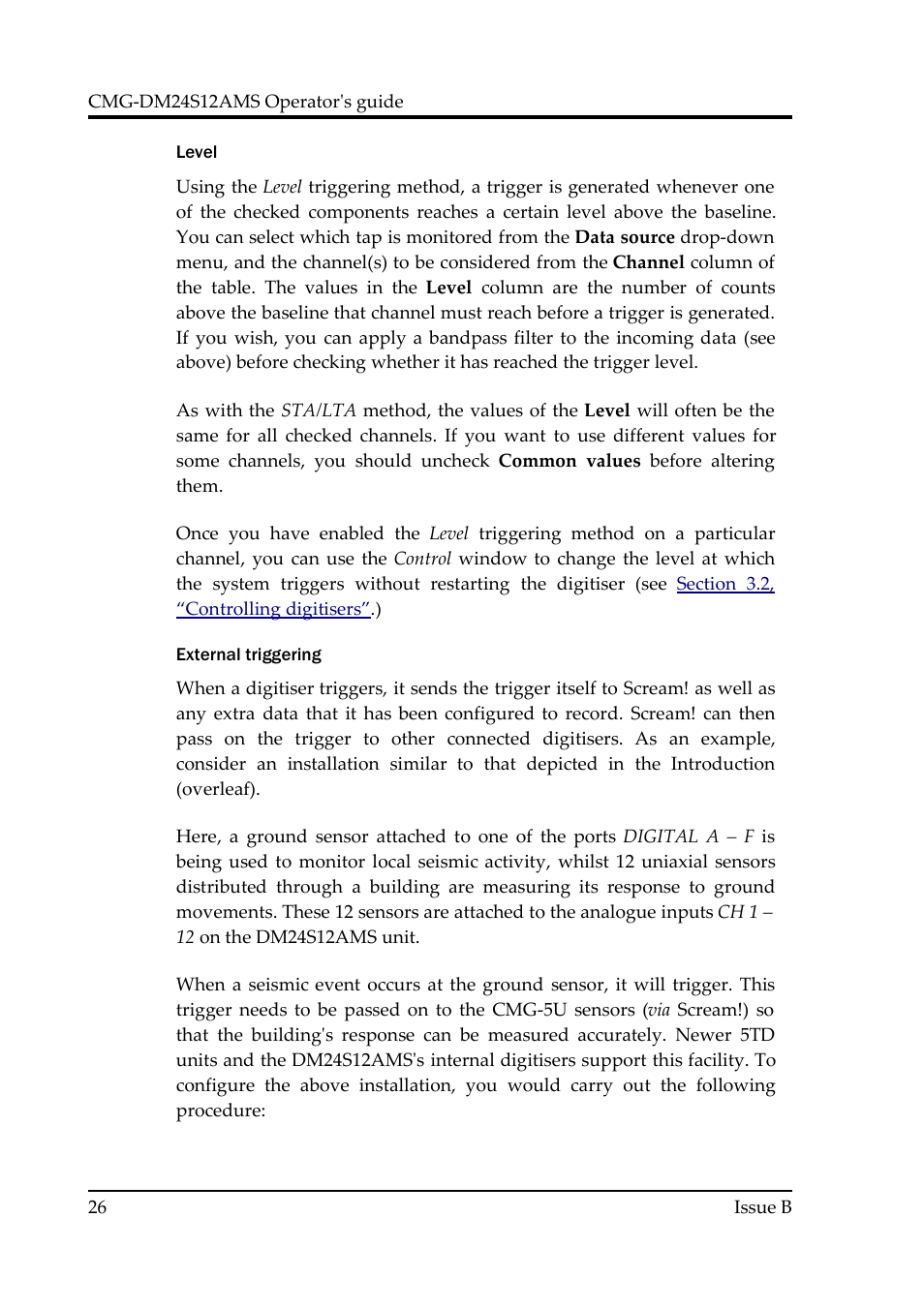 Guralp Systems CMG-DM24S12AMS User Manual | Page 26 / 79