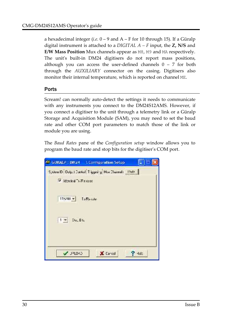 Guralp Systems CMG-DM24S12AMS User Manual | Page 30 / 79