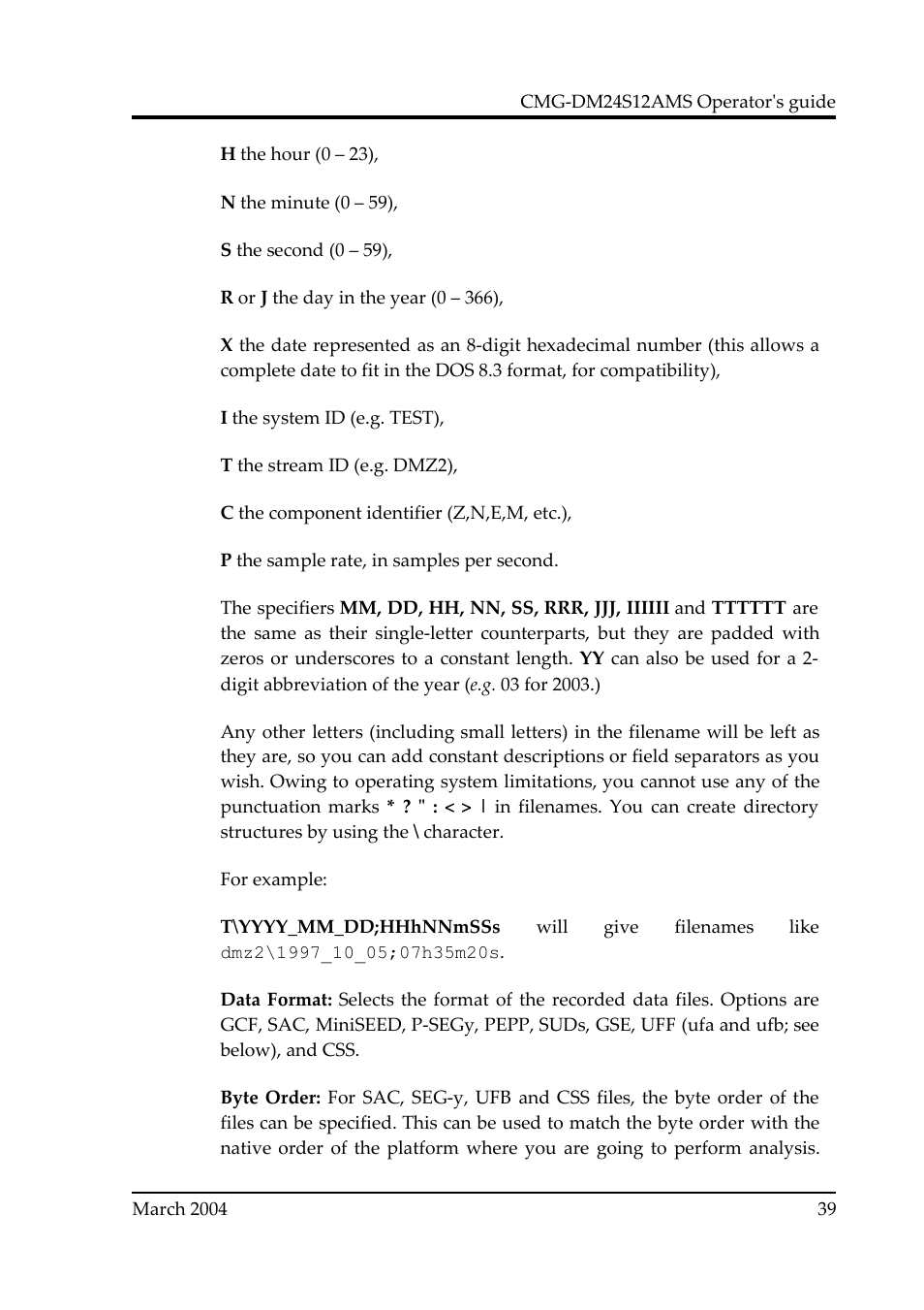 Guralp Systems CMG-DM24S12AMS User Manual | Page 39 / 79