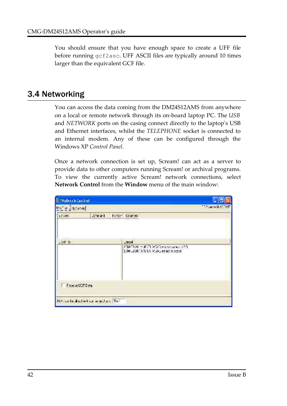 4 networking | Guralp Systems CMG-DM24S12AMS User Manual | Page 42 / 79