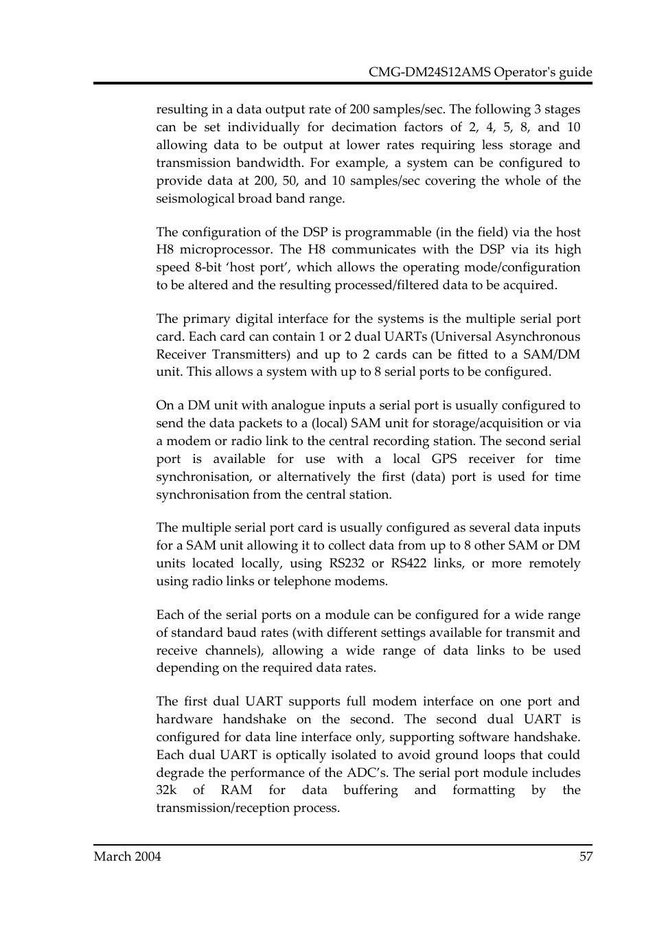 Guralp Systems CMG-DM24S12AMS User Manual | Page 57 / 79