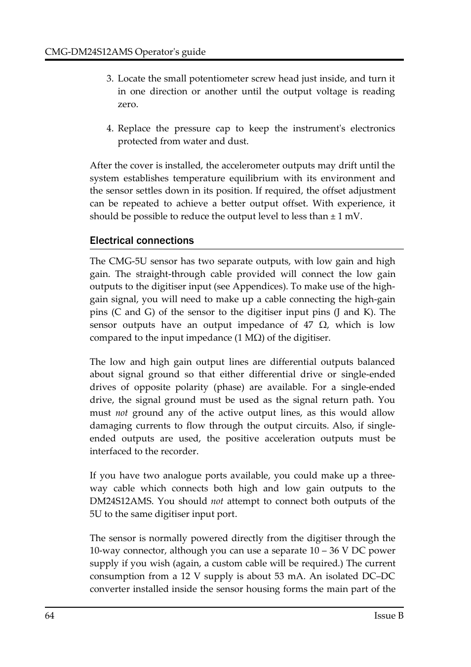 Guralp Systems CMG-DM24S12AMS User Manual | Page 64 / 79