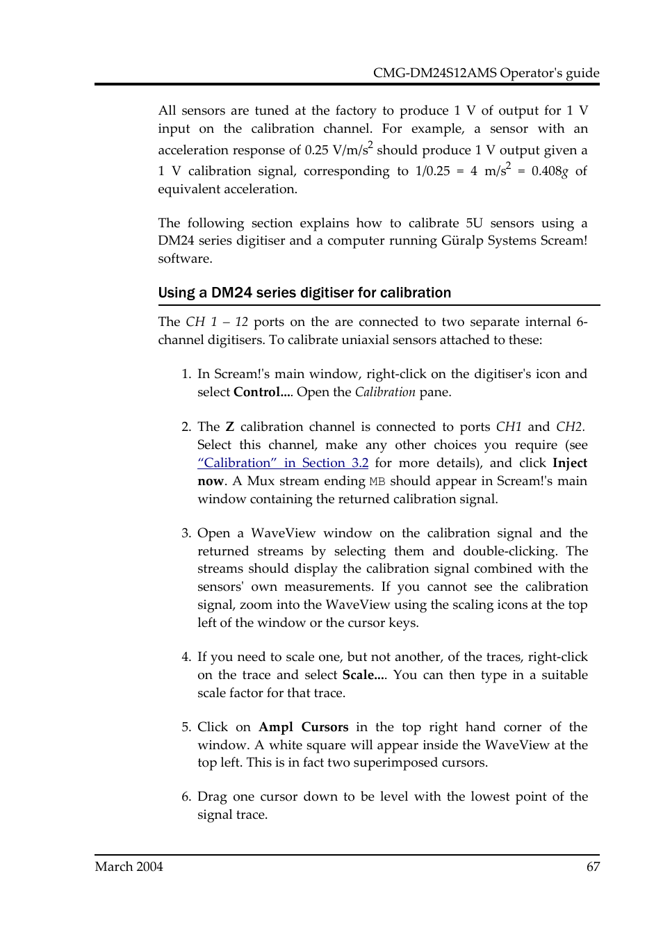 Guralp Systems CMG-DM24S12AMS User Manual | Page 67 / 79