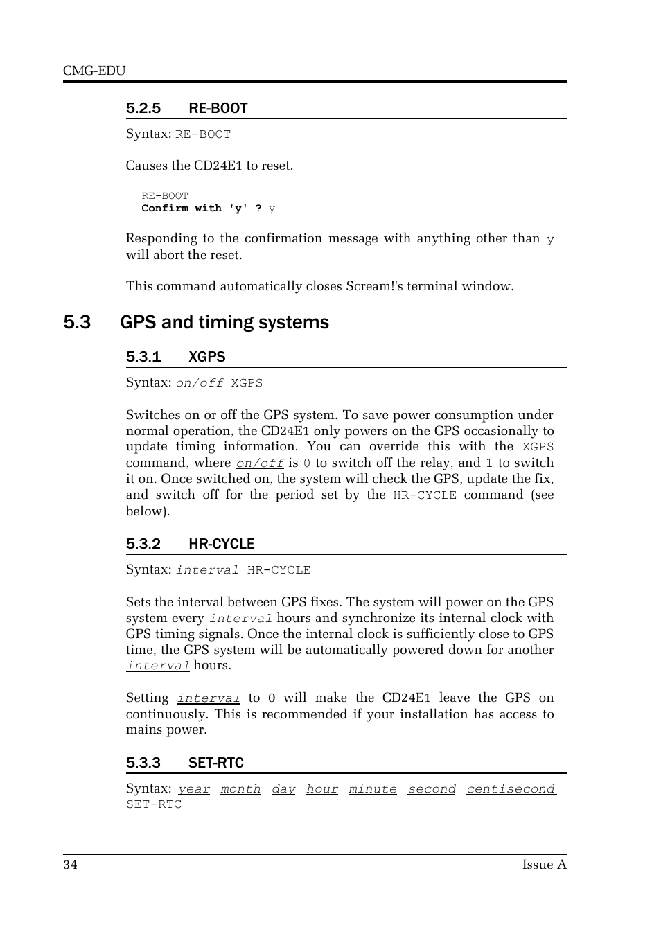 3 gps and timing systems | Guralp Systems CMG-EDU User Manual | Page 34 / 46