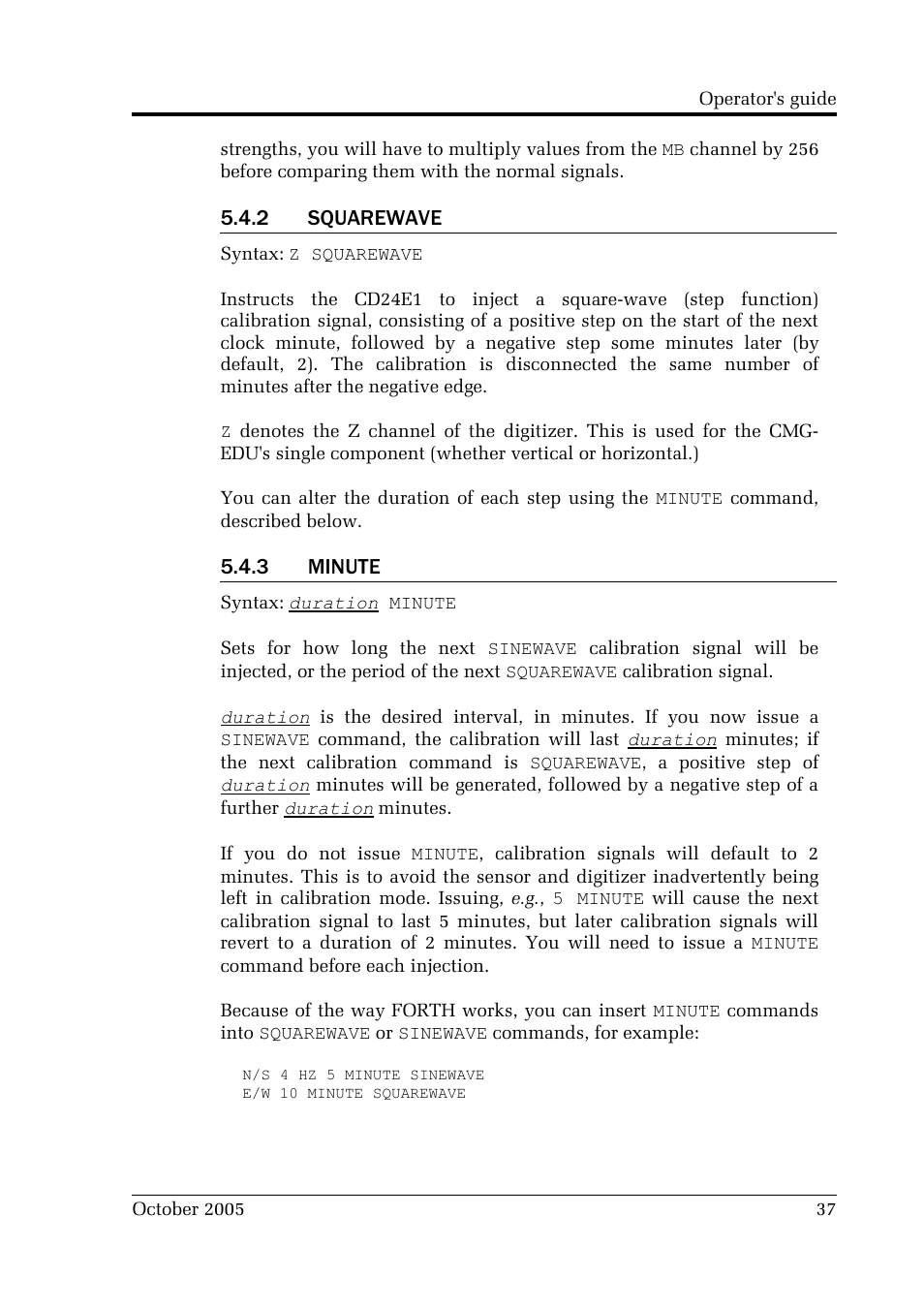Guralp Systems CMG-EDU User Manual | Page 37 / 46
