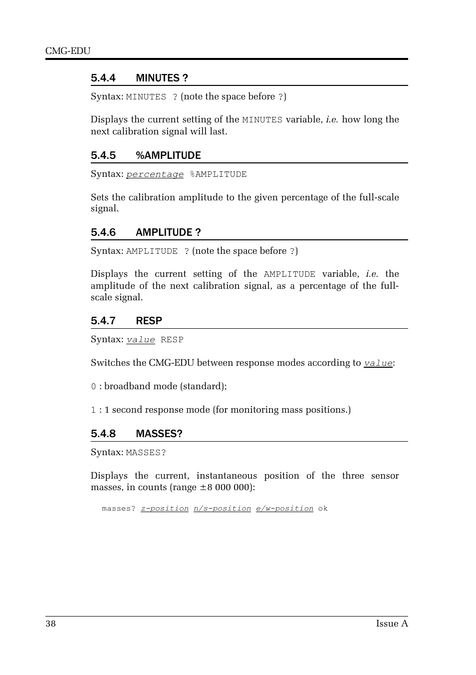 Guralp Systems CMG-EDU User Manual | Page 38 / 46
