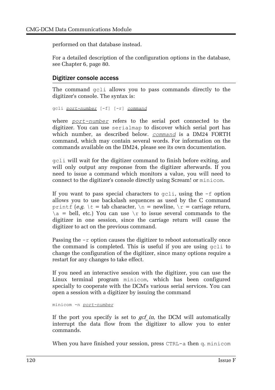 Guralp Systems CMG-DCM User Manual | Page 120 / 132