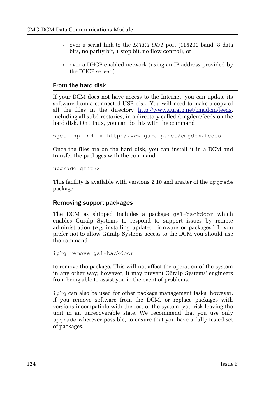 Guralp Systems CMG-DCM User Manual | Page 124 / 132