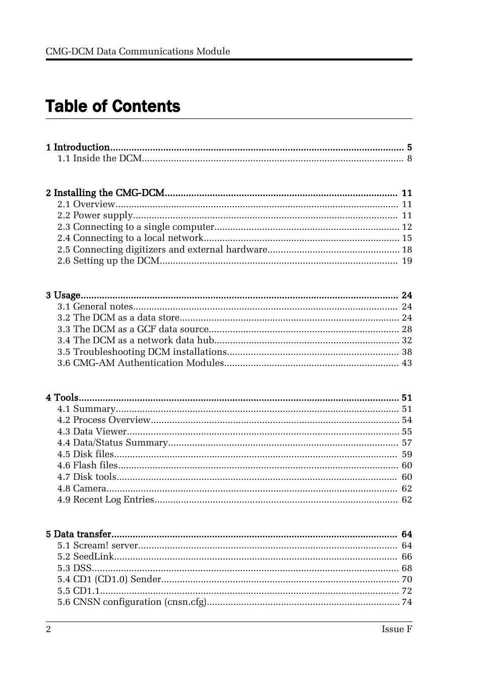 Guralp Systems CMG-DCM User Manual | Page 2 / 132