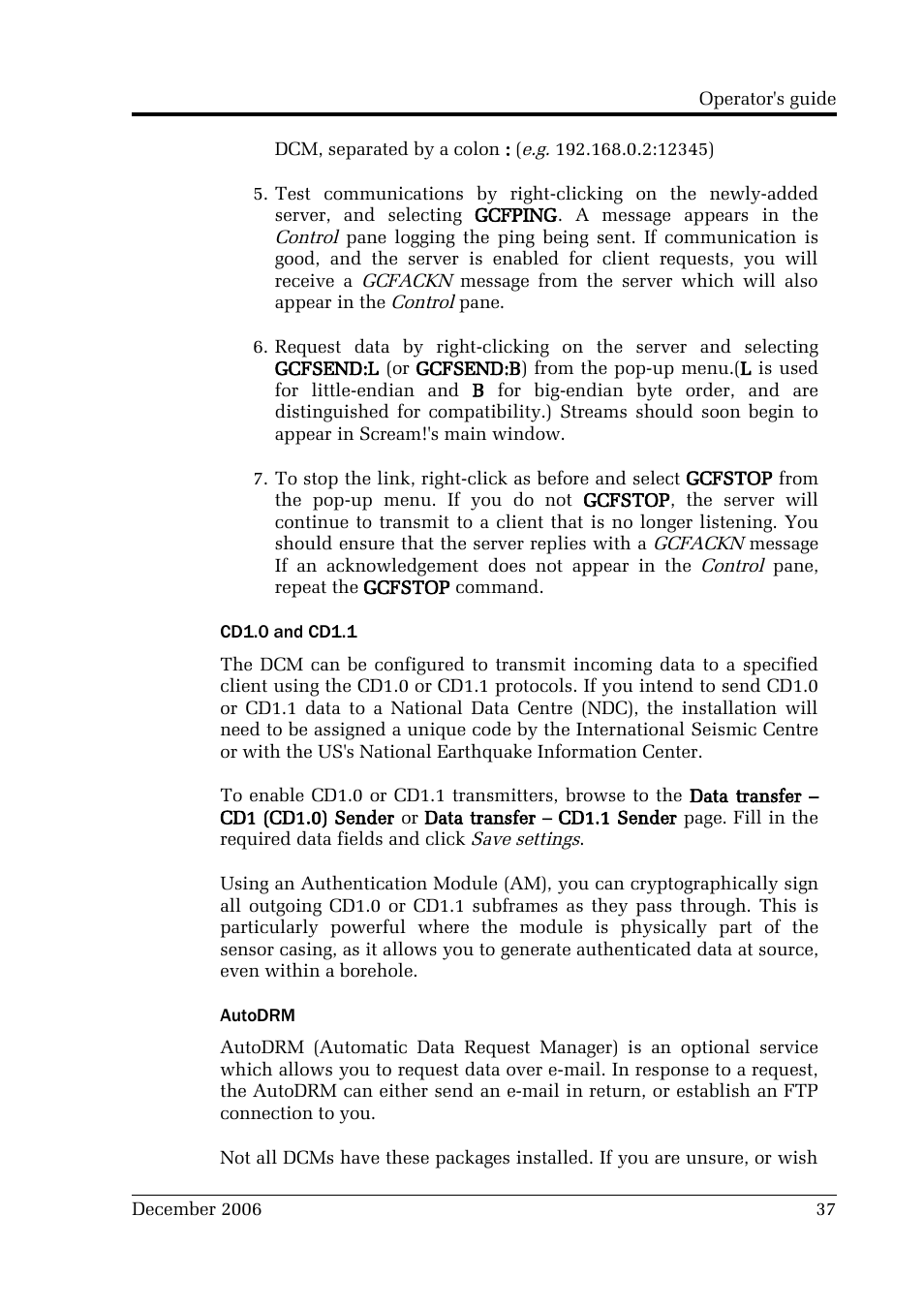 Guralp Systems CMG-DCM User Manual | Page 37 / 132