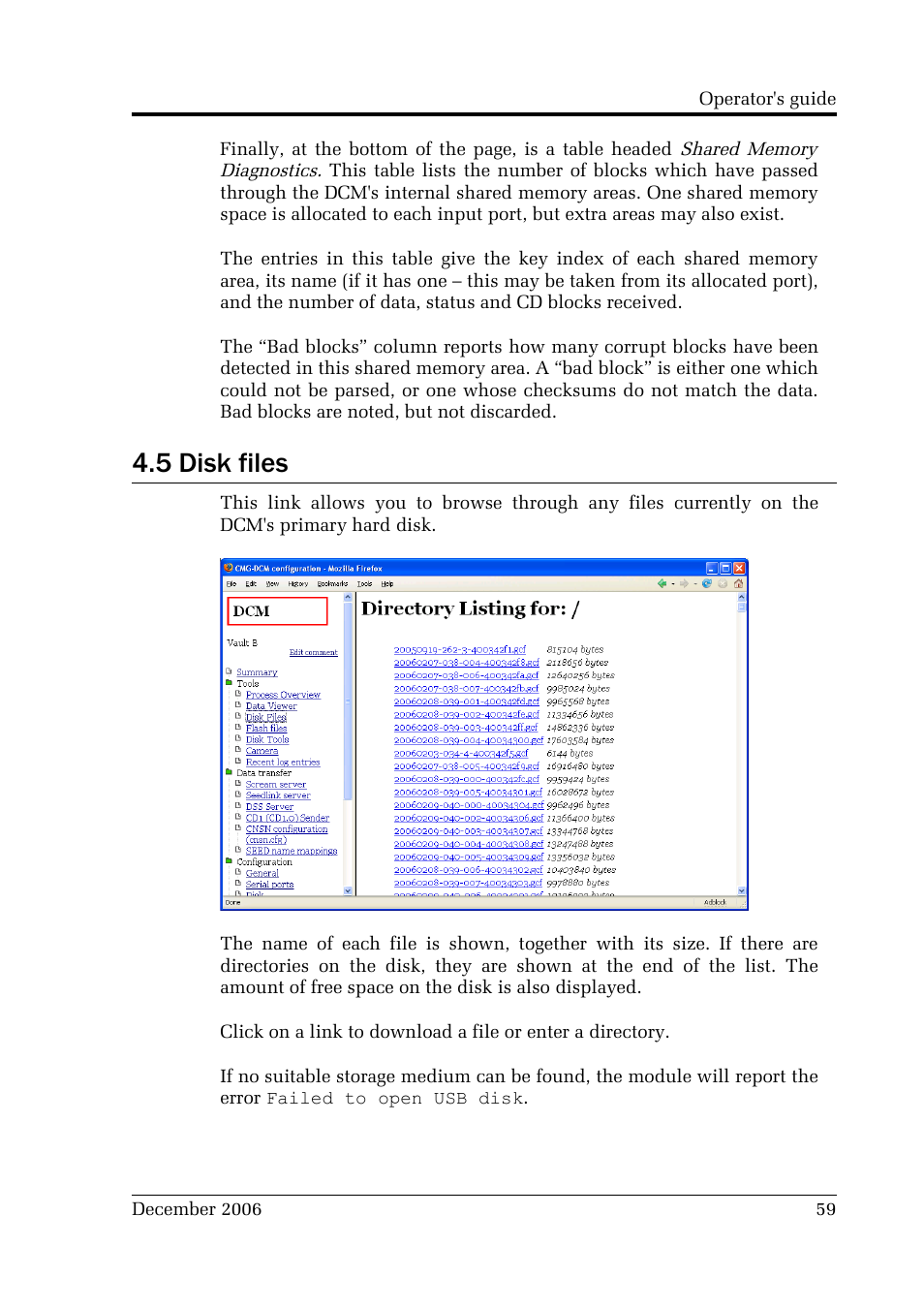 5 disk files | Guralp Systems CMG-DCM User Manual | Page 59 / 132