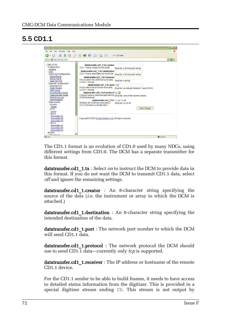 5 cd1.1 | Guralp Systems CMG-DCM User Manual | Page 72 / 132