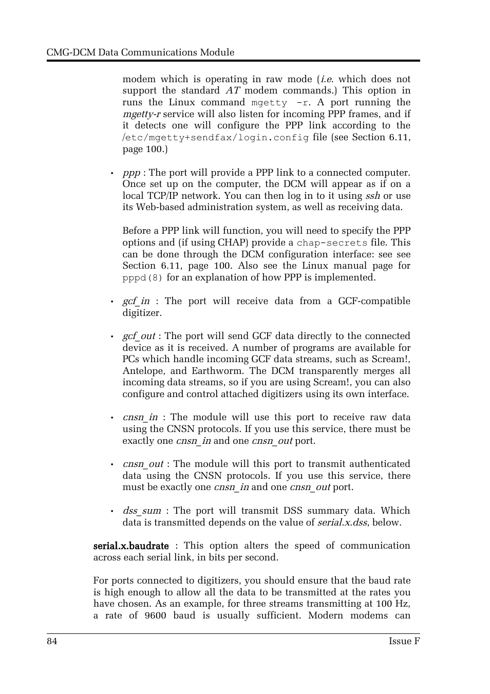Guralp Systems CMG-DCM User Manual | Page 84 / 132