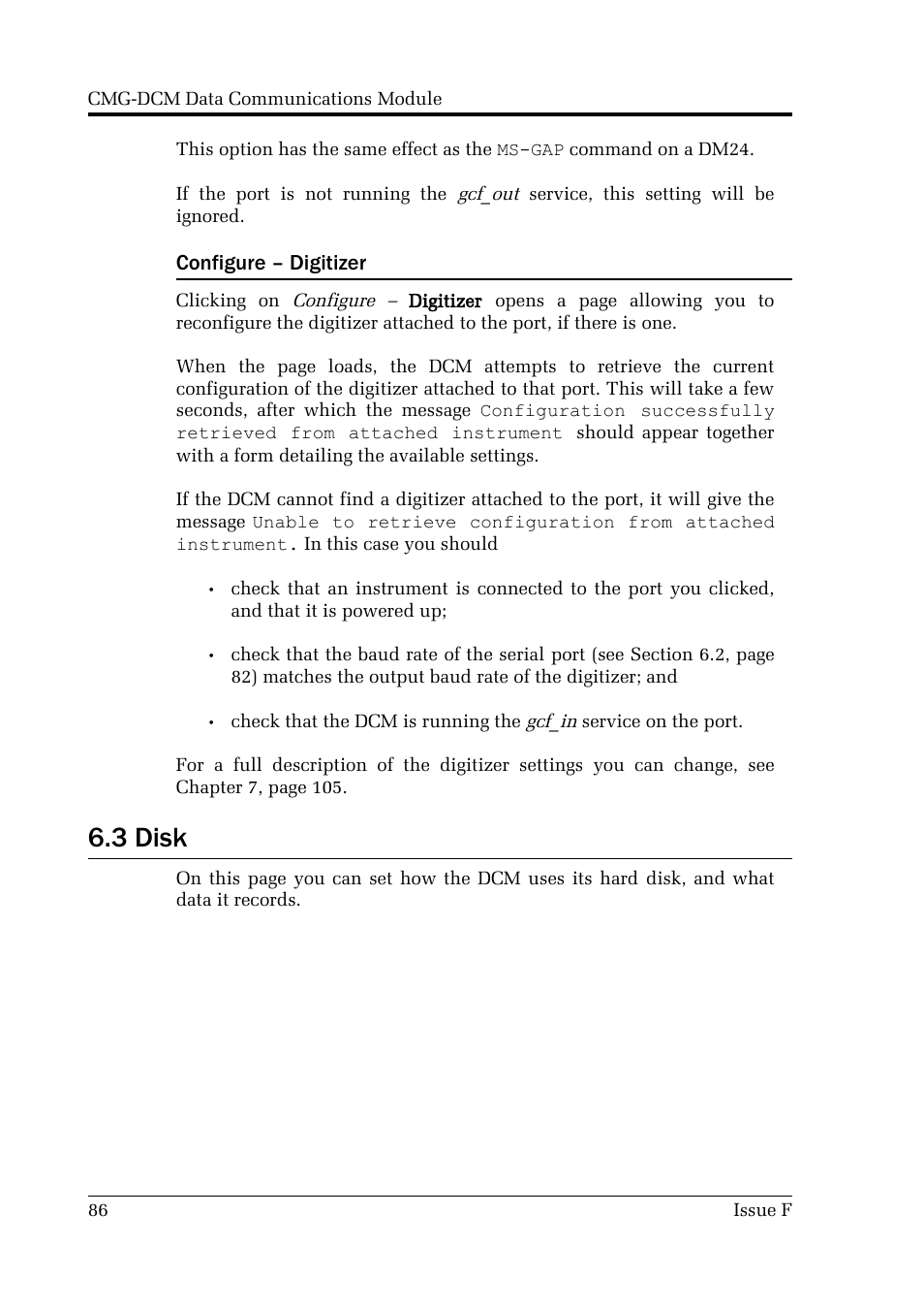 3 disk | Guralp Systems CMG-DCM User Manual | Page 86 / 132
