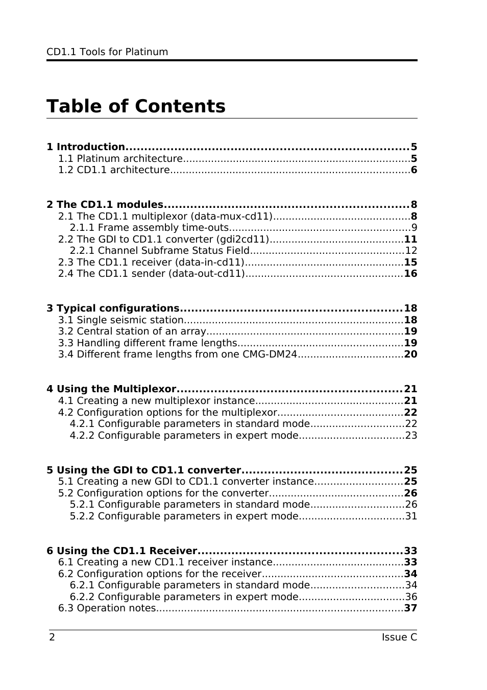 Guralp Systems CD1.1 User Manual | Page 2 / 84