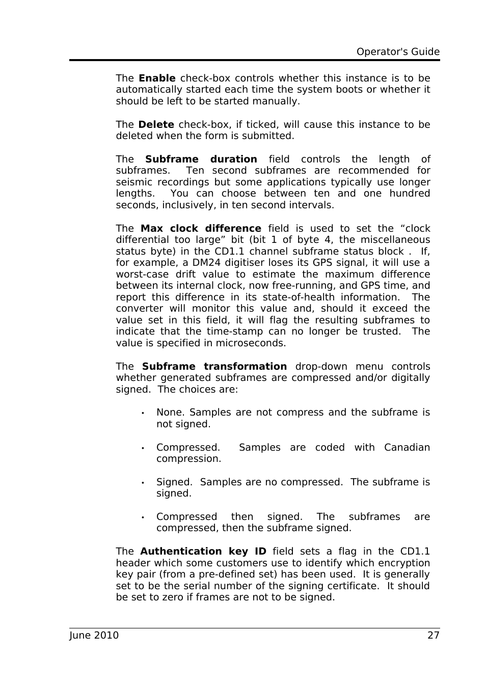 Guralp Systems CD1.1 User Manual | Page 27 / 84