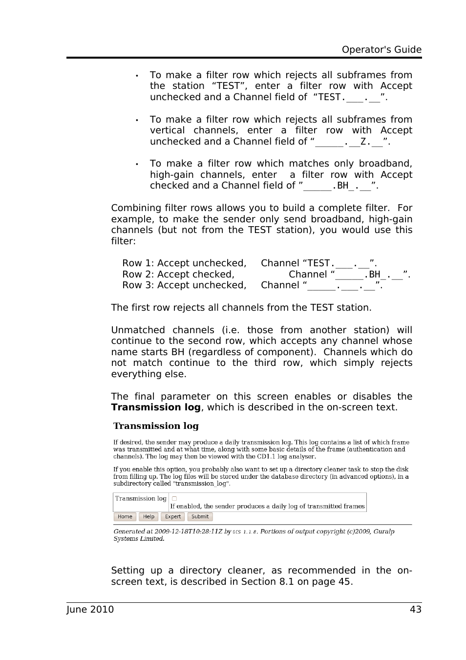 Guralp Systems CD1.1 User Manual | Page 43 / 84