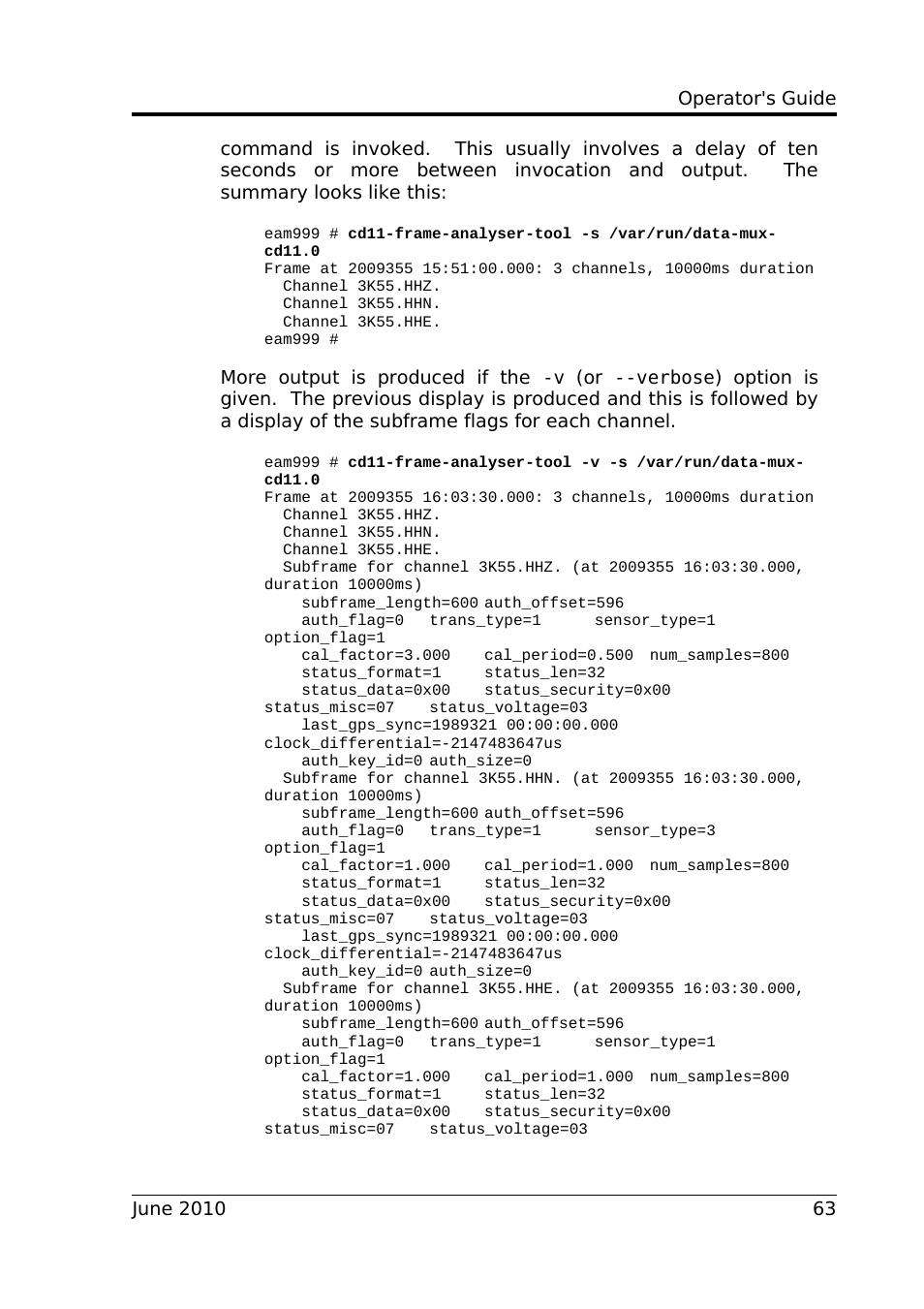Guralp Systems CD1.1 User Manual | Page 63 / 84