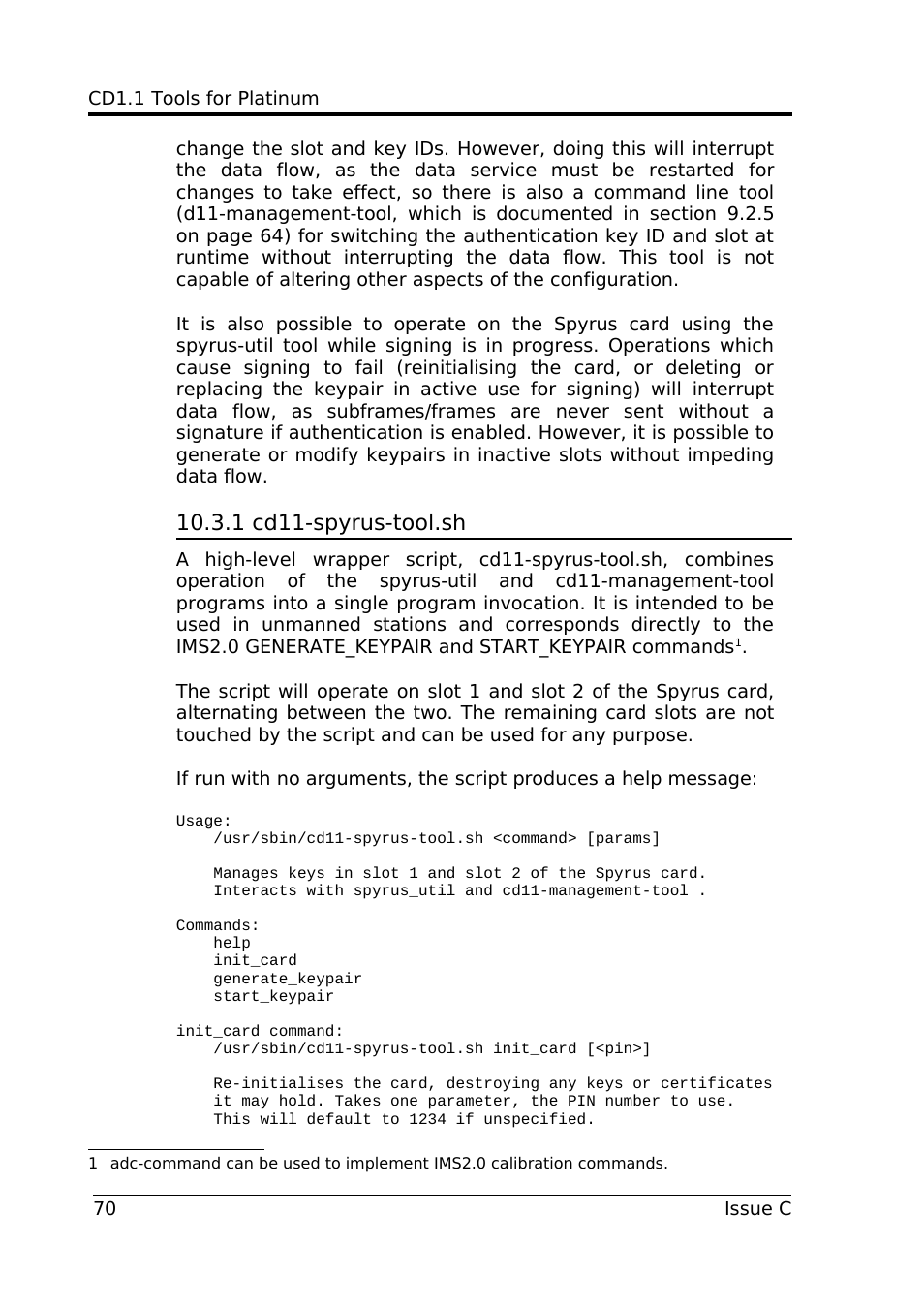 1 cd11-spyrus-tool.sh | Guralp Systems CD1.1 User Manual | Page 70 / 84