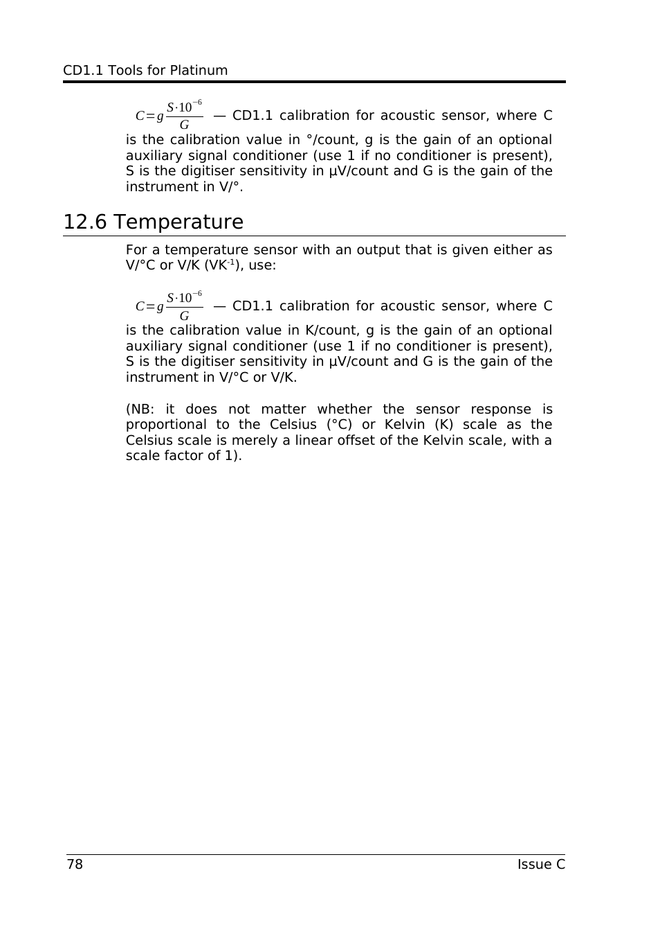 6 temperature | Guralp Systems CD1.1 User Manual | Page 78 / 84