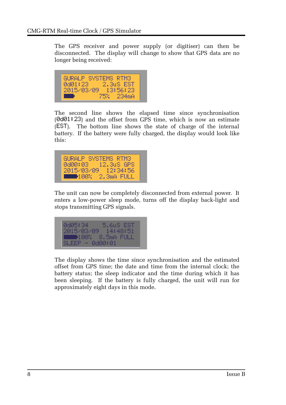 Guralp Systems CMG-RTM User Manual | Page 8 / 13