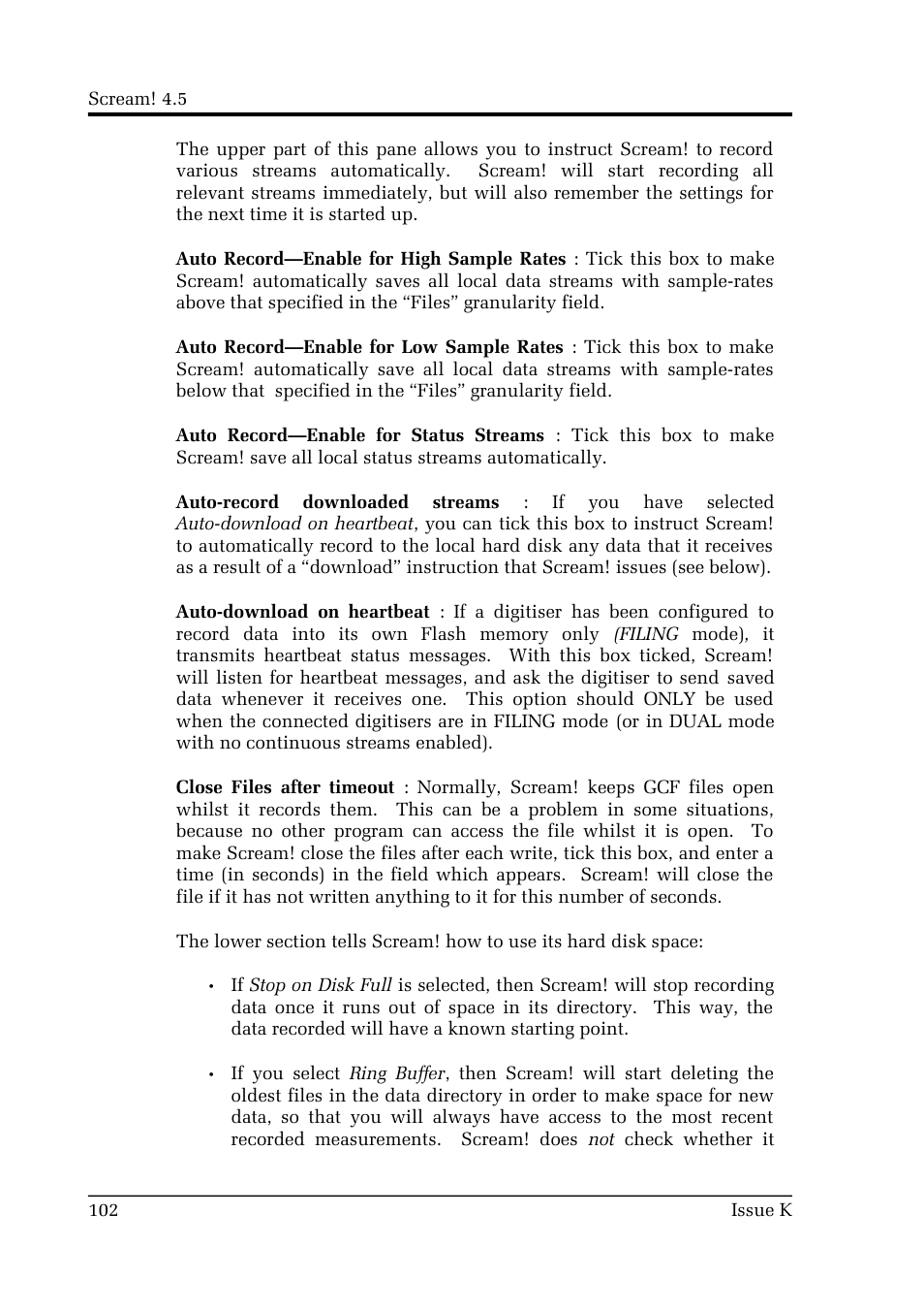 Guralp Systems Scream User Manual | Page 102 / 142