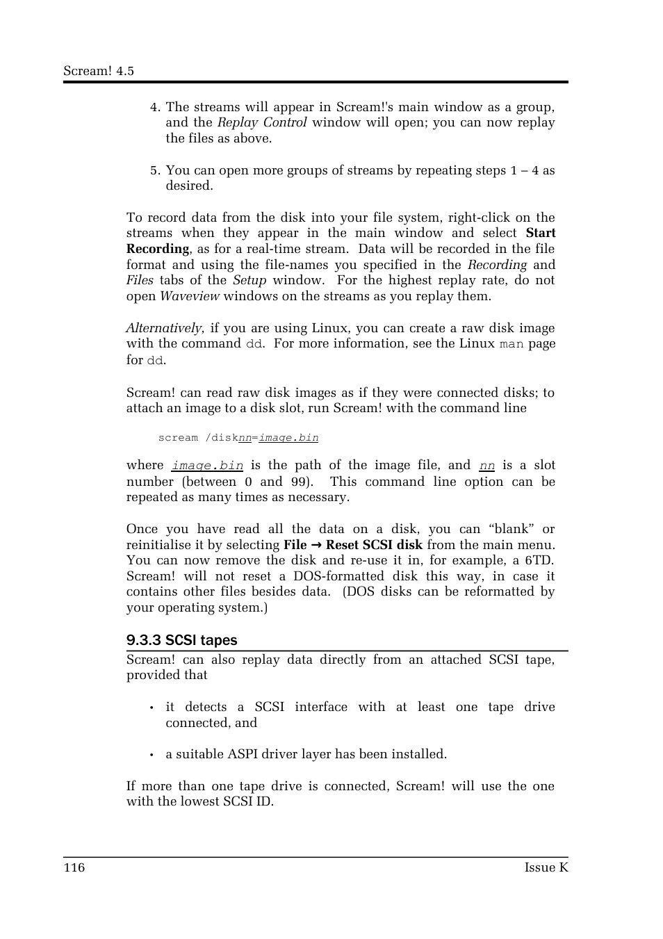 Guralp Systems Scream User Manual | Page 116 / 142