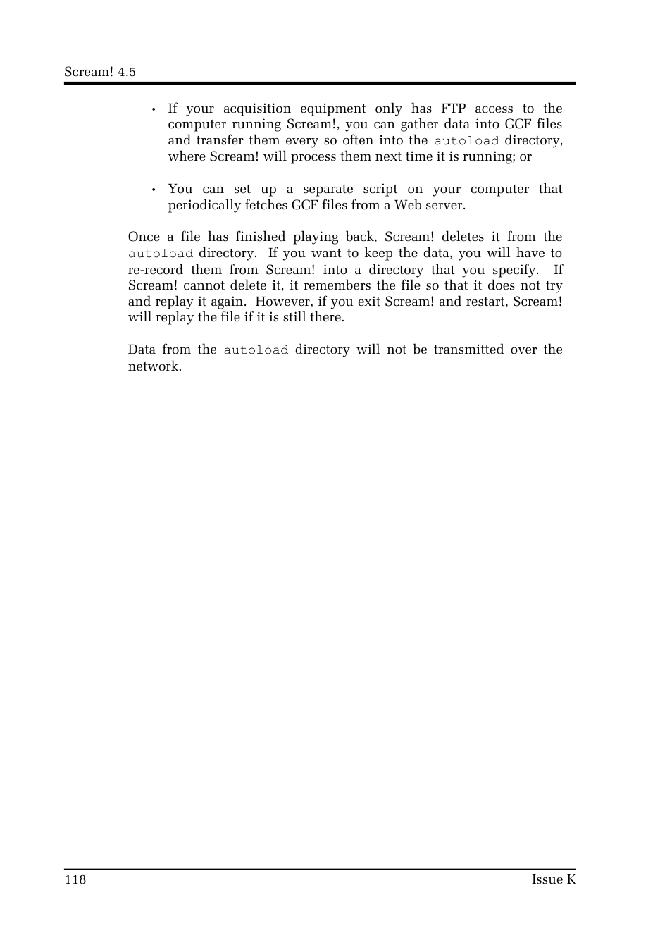 Guralp Systems Scream User Manual | Page 118 / 142