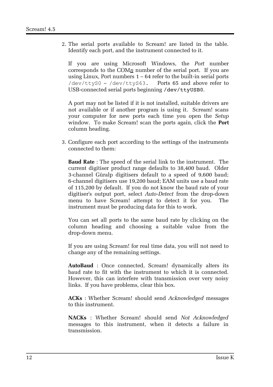 Guralp Systems Scream User Manual | Page 12 / 142