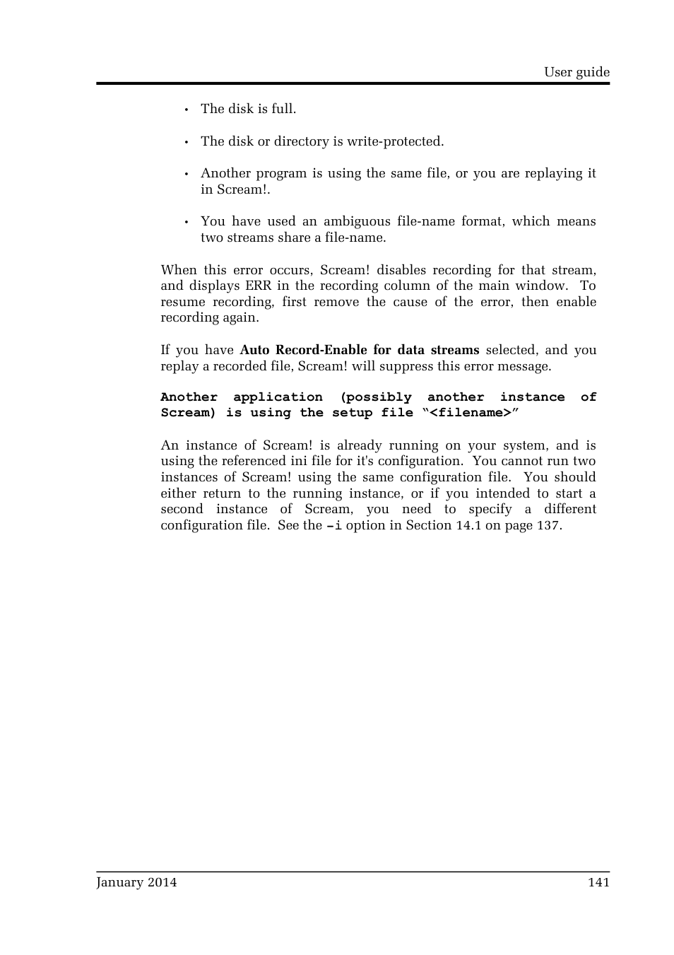 Guralp Systems Scream User Manual | Page 141 / 142