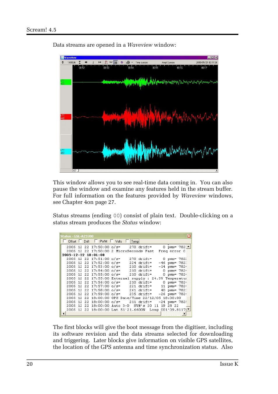 Guralp Systems Scream User Manual | Page 20 / 142