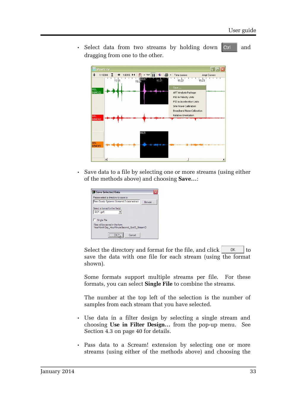 Guralp Systems Scream User Manual | Page 33 / 142