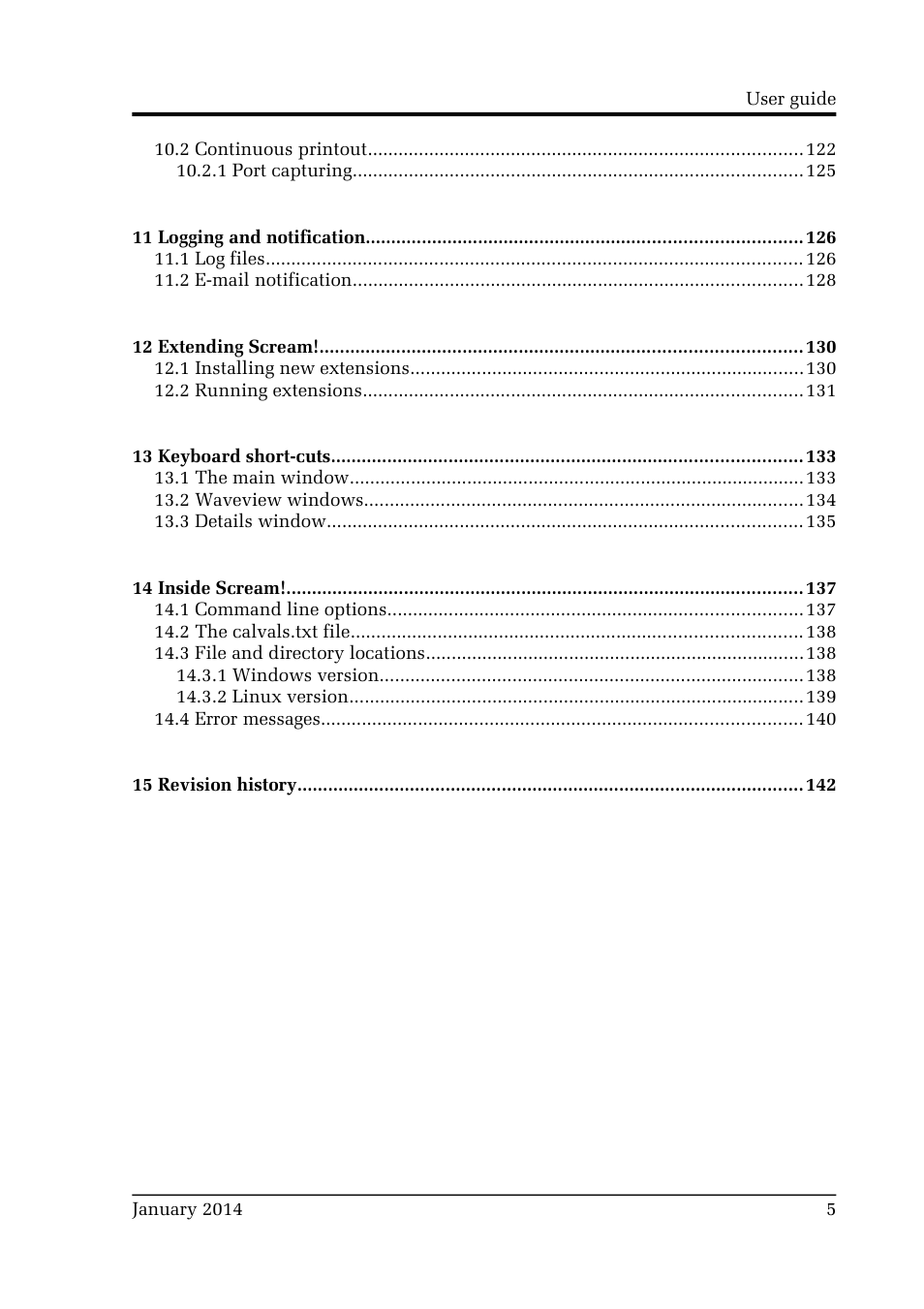 Guralp Systems Scream User Manual | Page 5 / 142