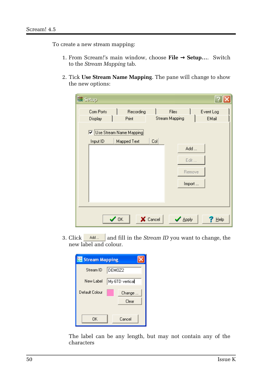 Guralp Systems Scream User Manual | Page 50 / 142