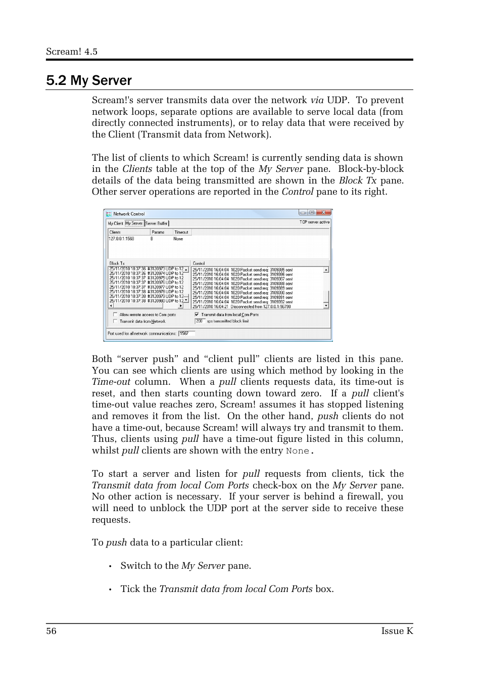 2 my server | Guralp Systems Scream User Manual | Page 56 / 142