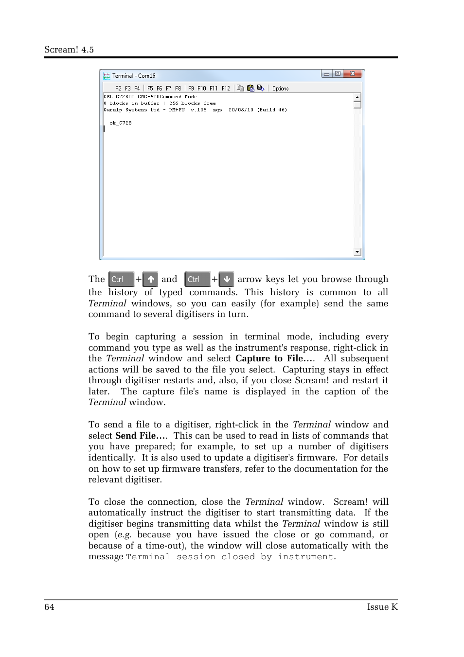 Guralp Systems Scream User Manual | Page 64 / 142