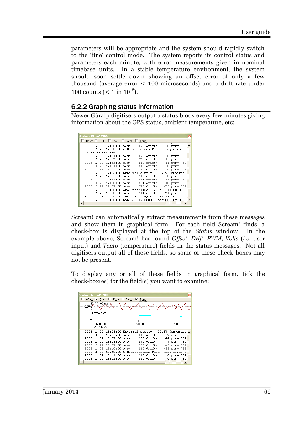Guralp Systems Scream User Manual | Page 69 / 142