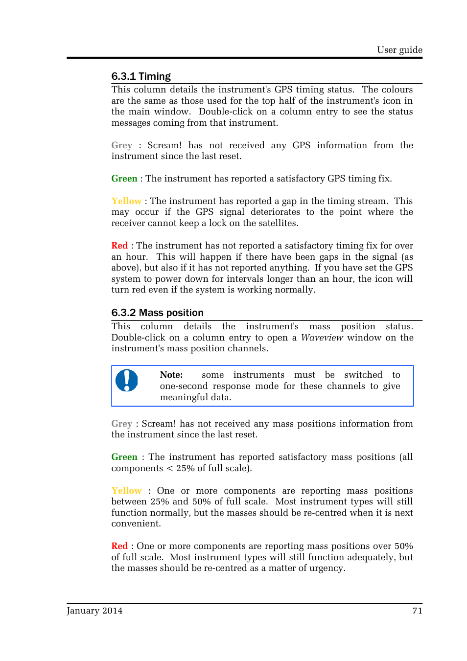 Guralp Systems Scream User Manual | Page 71 / 142