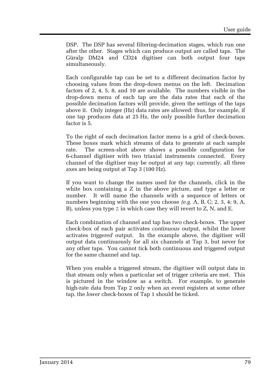 Guralp Systems Scream User Manual | Page 79 / 142