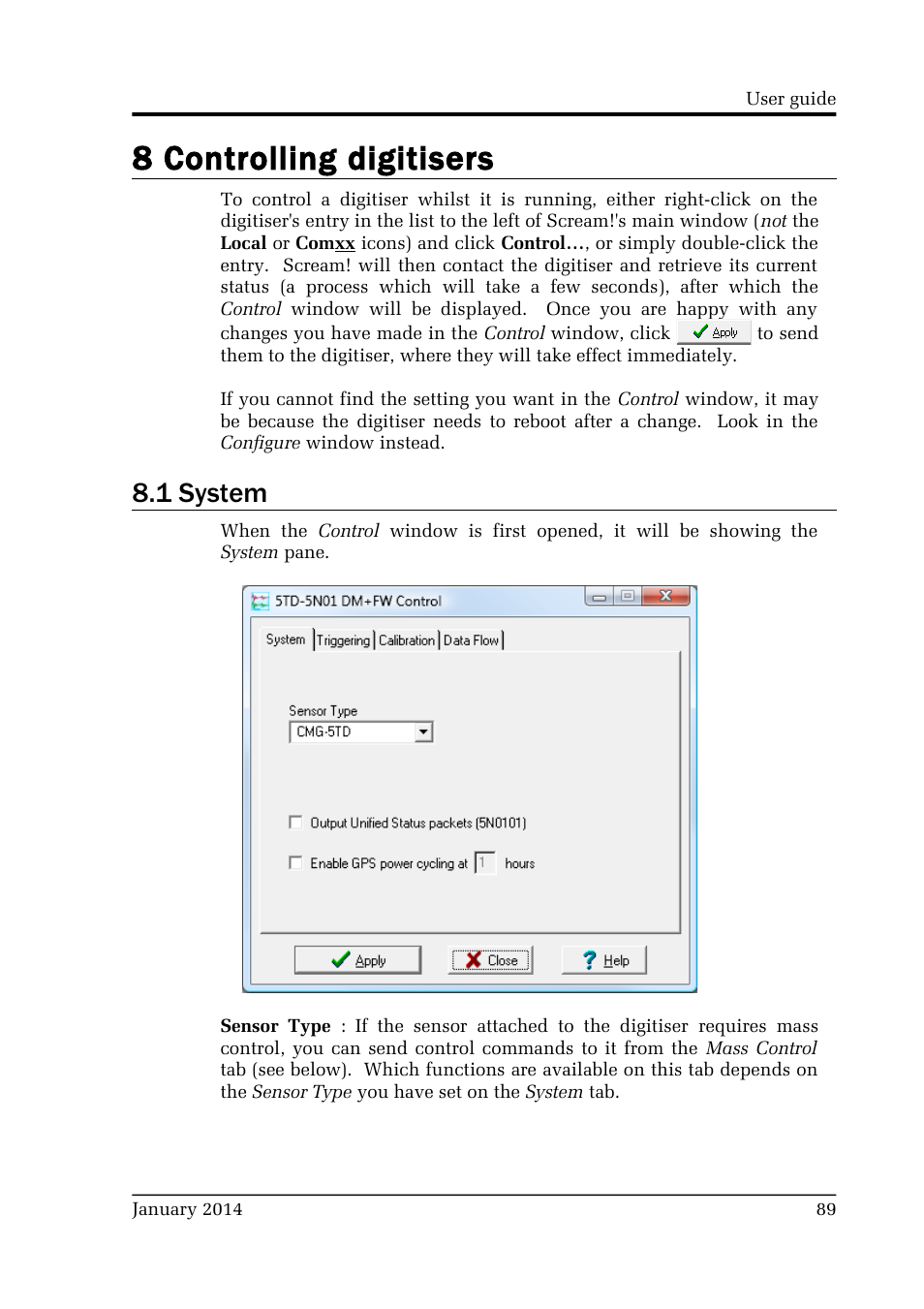 8 controlling digitisers, 1 system | Guralp Systems Scream User Manual | Page 89 / 142