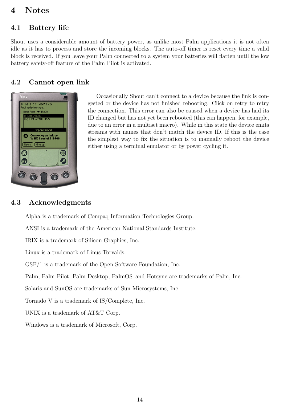 Guralp Systems Shout User Manual | Page 14 / 14