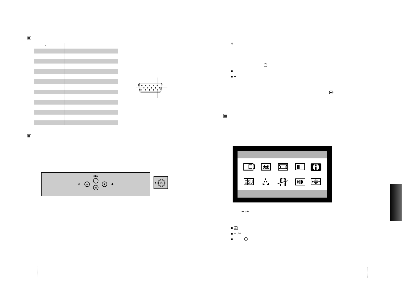 Controles | Hansol 920eF User Manual | Page 33 / 37