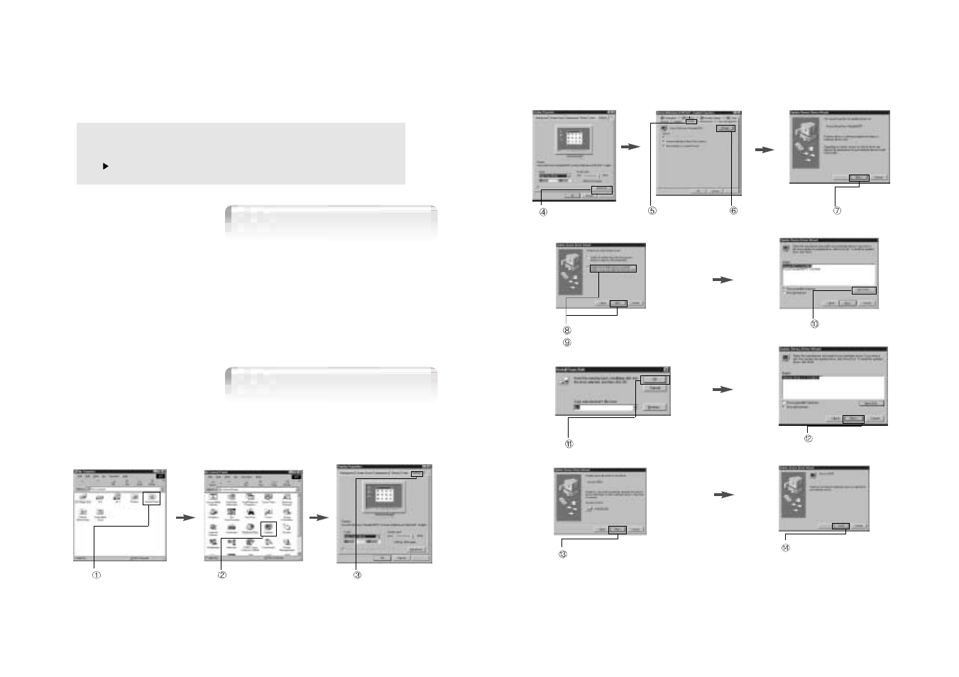 Installing monitor driver, Automatic installation manual installation | Hansol H530 User Manual | Page 5 / 13