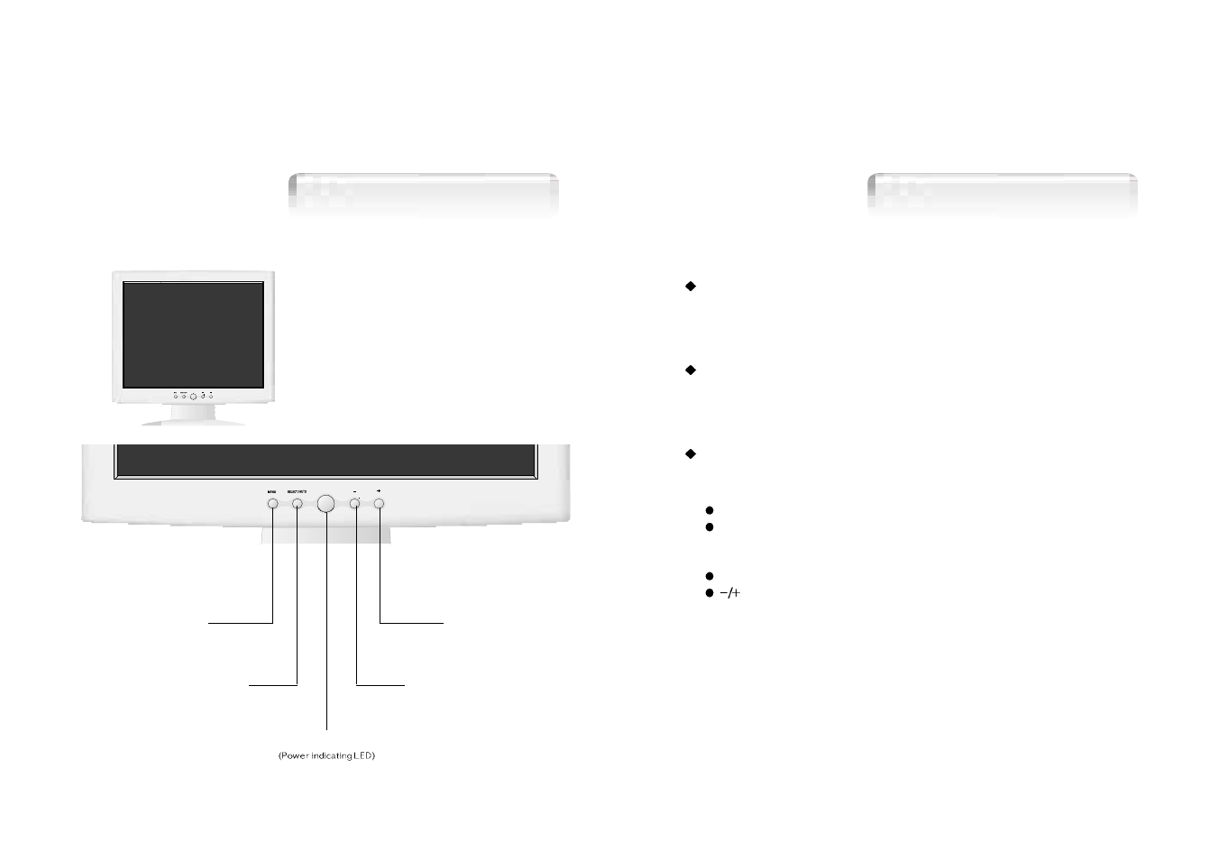 Name and function of front, Front panel functions | Hansol H530 User Manual | Page 6 / 13