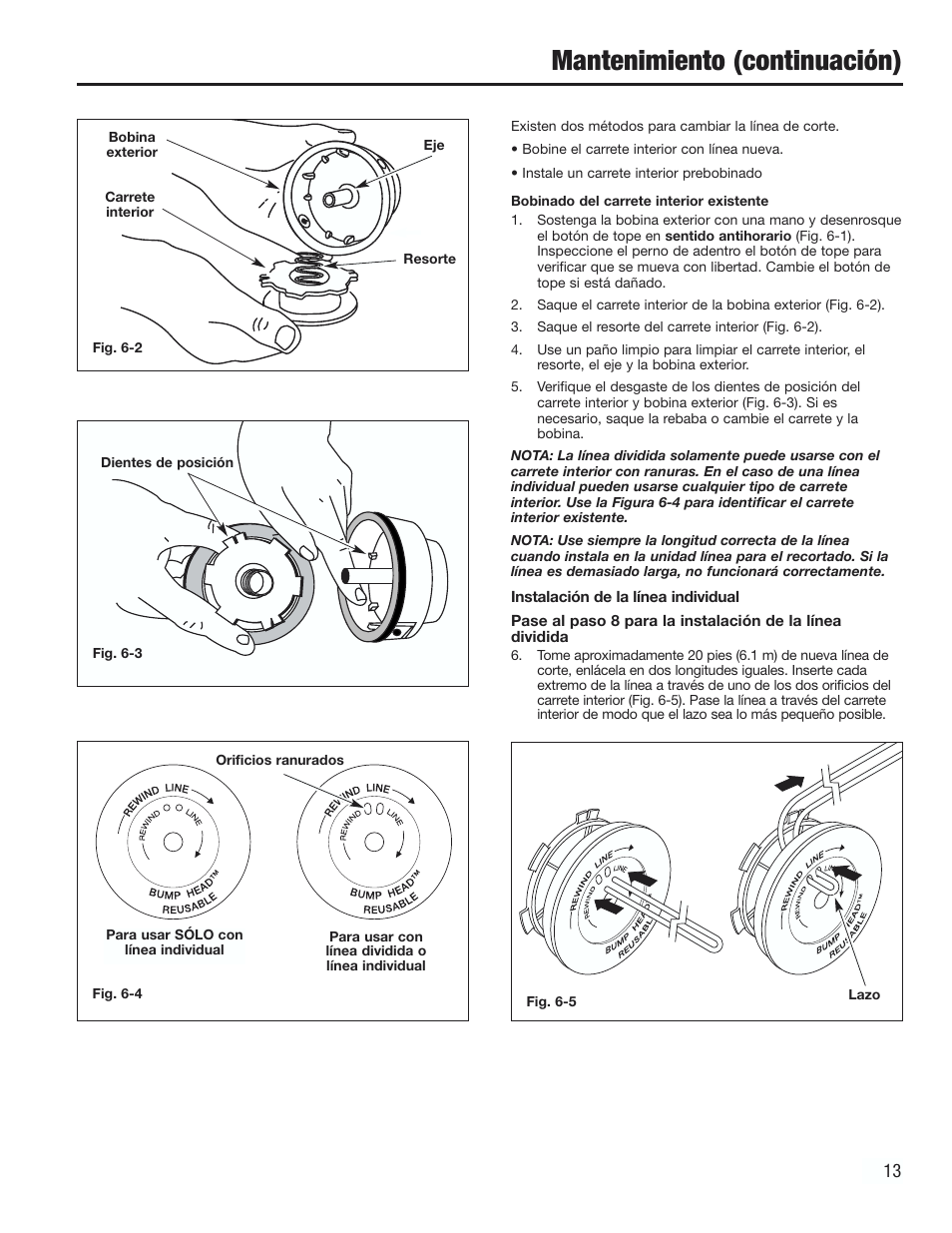 Mantenimiento (continuación) | Cub Cadet CC2000 User Manual | Page 53 / 60
