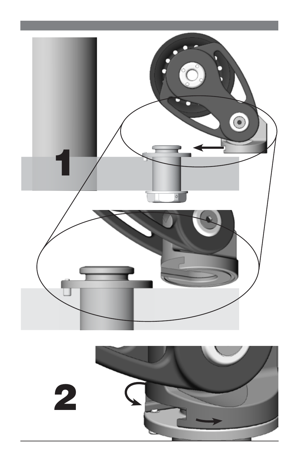 Harken Megayacht Swiveling Mastbase Blocks User Manual | Page 2 / 4